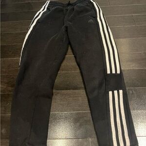Adidas Black and White Track Pants